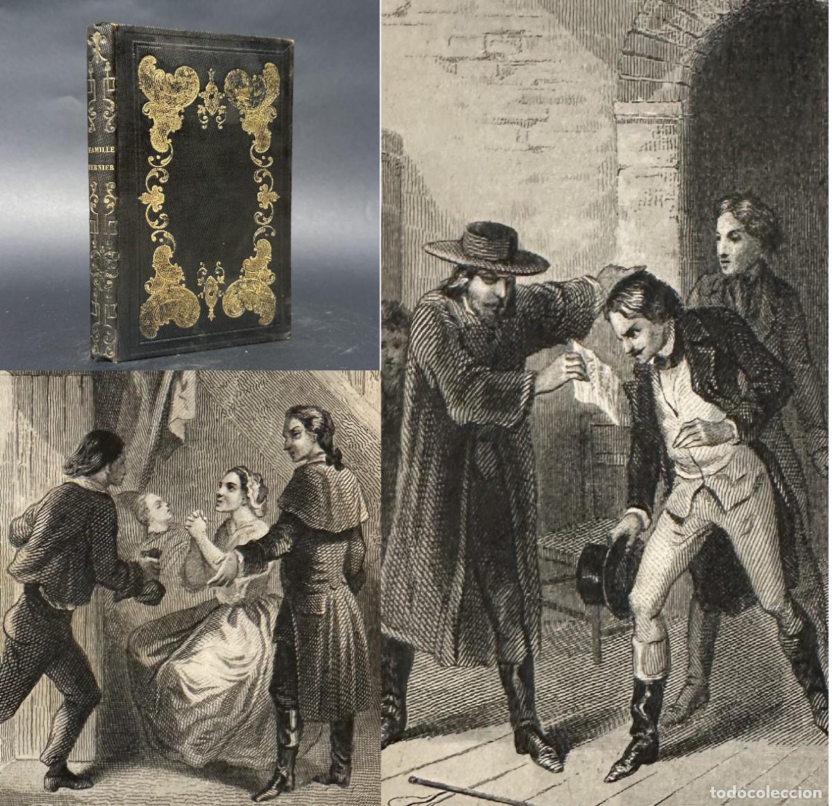 Old books: A&Ntilde;O 1855 - LA FAMILLE VERNIER - NOBLEZA DE CORAZON - ILUSTRACIONES - GRABADOS -