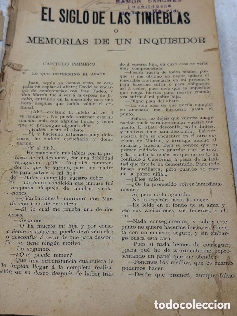 Libros antiguos: Libro Dos Vol&uacute;menes El Siglo de las Tinieblas - Foto 5