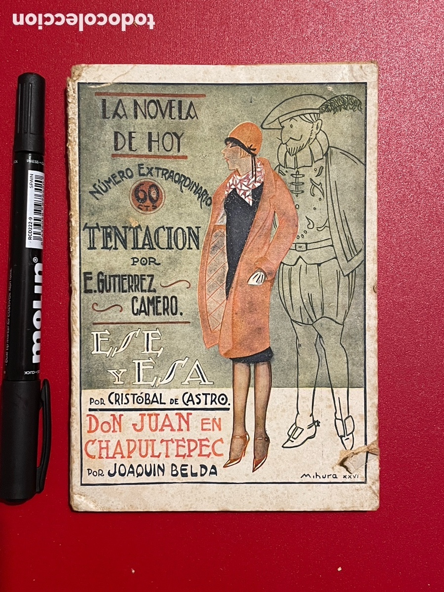 Libri antichi: N&uacute;mero extraordinario. La novela de hoy. 1927. Belda, Crist&oacute;bal de Castro y Guti&eacute;rrez Camero.