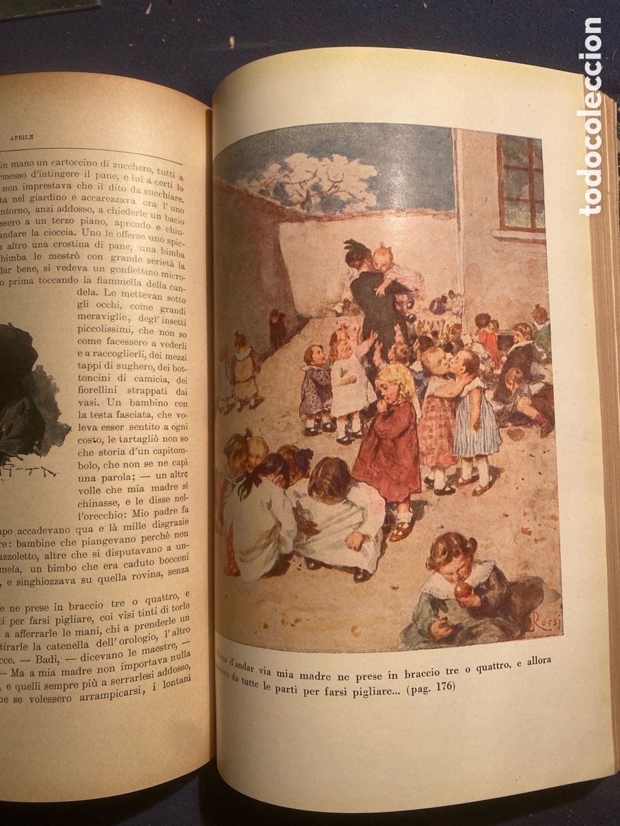 Libros antiguos: EDMONDO DE AMICIS: - CUORE. Libro per ragazzi con ... - (MILANO, 1943) - Foto 5