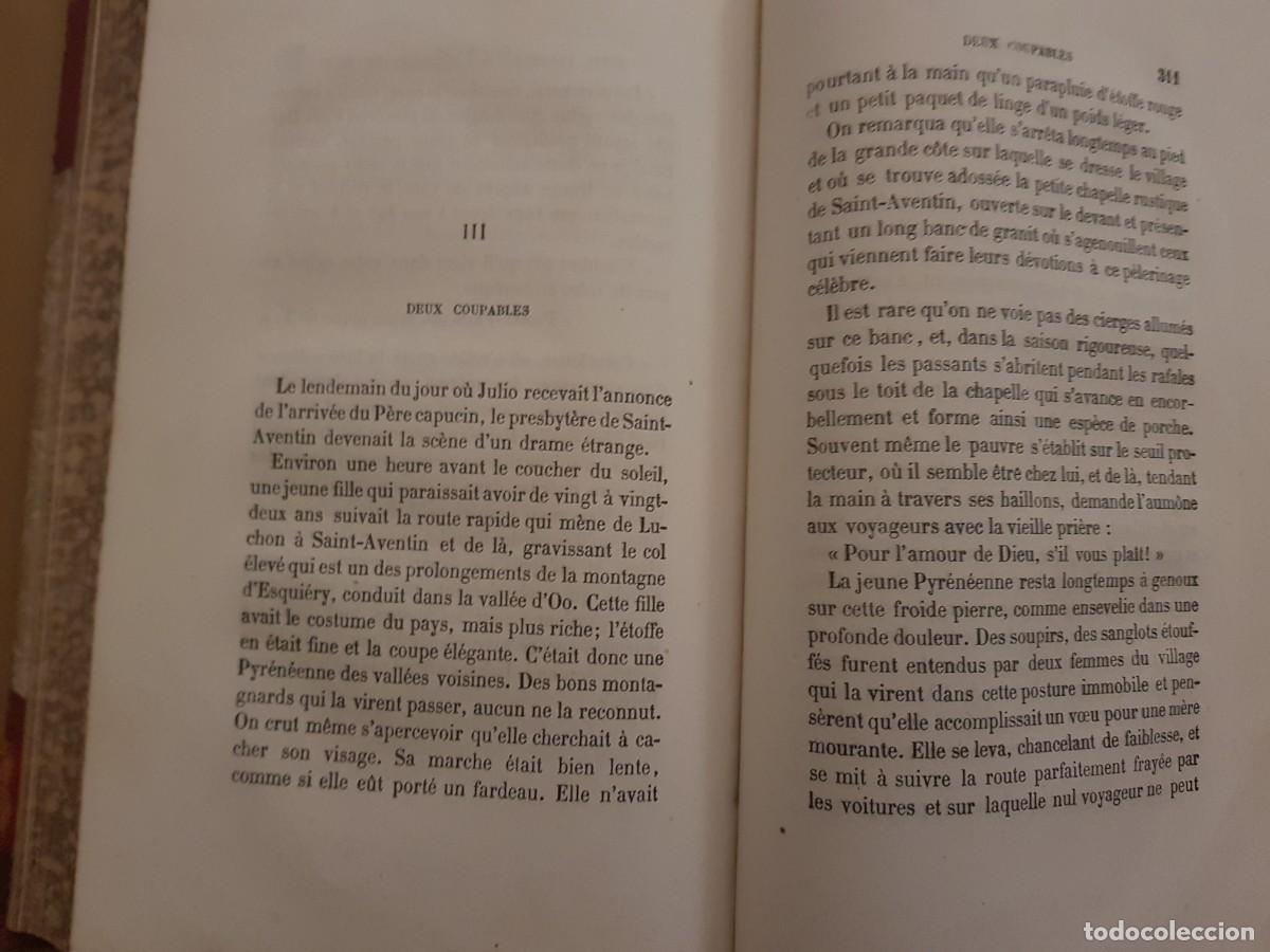 Libros antiguos: LE MAUDIT - LABB&Eacute; - TOME PREMIER - A.LACROIX - 1865 EN FRANC&Eacute;S - Foto 18