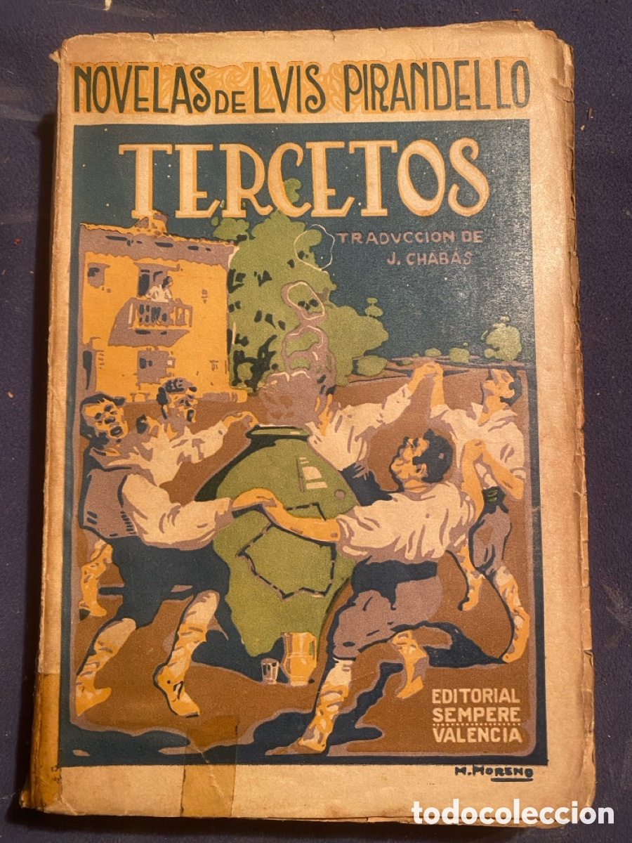 Libros antiguos: LUIGI PIRANDELLO. - TERCETOS - (SEMPERE, VALENCIA)