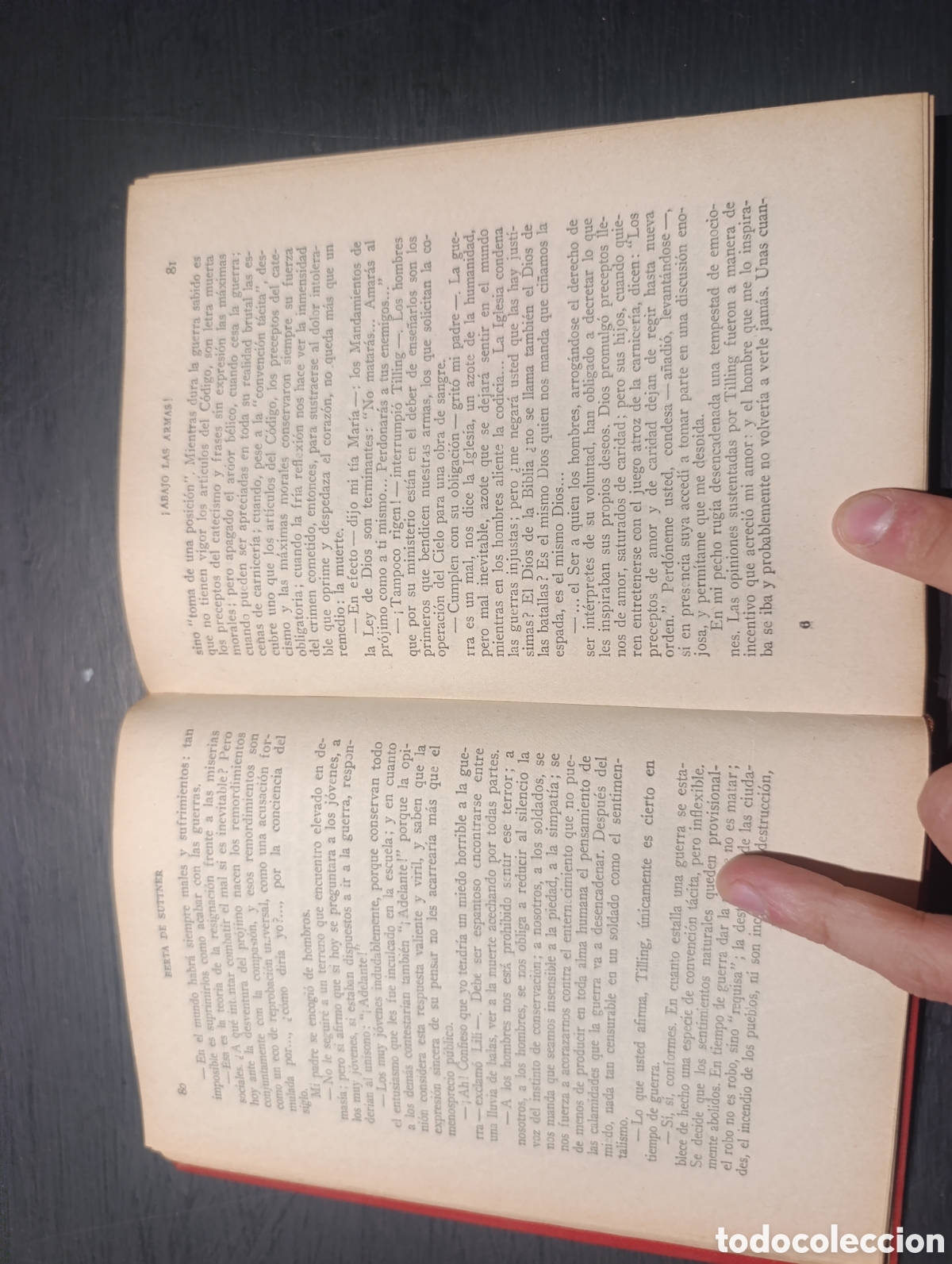Libros antiguos: BERTA DE SUTTNER &iexcl;ABAJO LAS ARMAS! - Foto 5