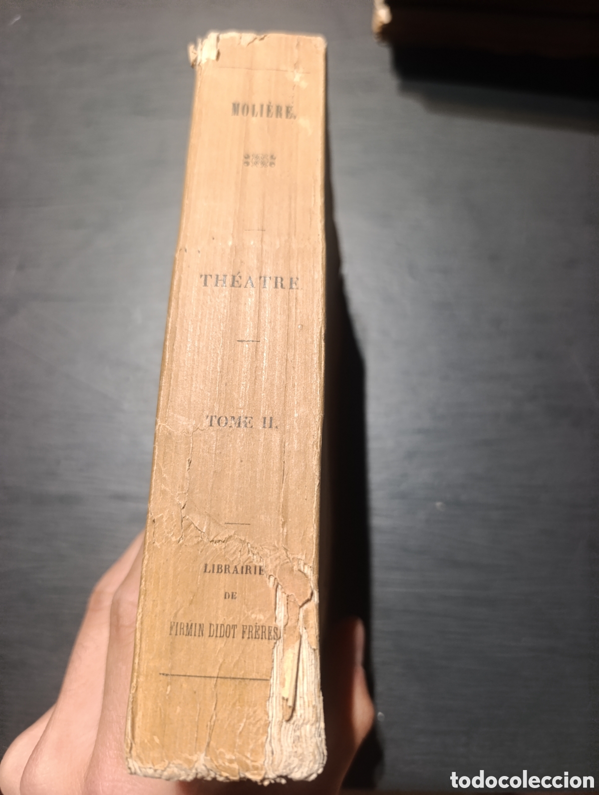 Libros antiguos: OEUVRES DE MOLI&Egrave;RE, AVEC DES NOTES DE TOUS LES COMMENTATEURS. TOME SECOND. - Foto 4
