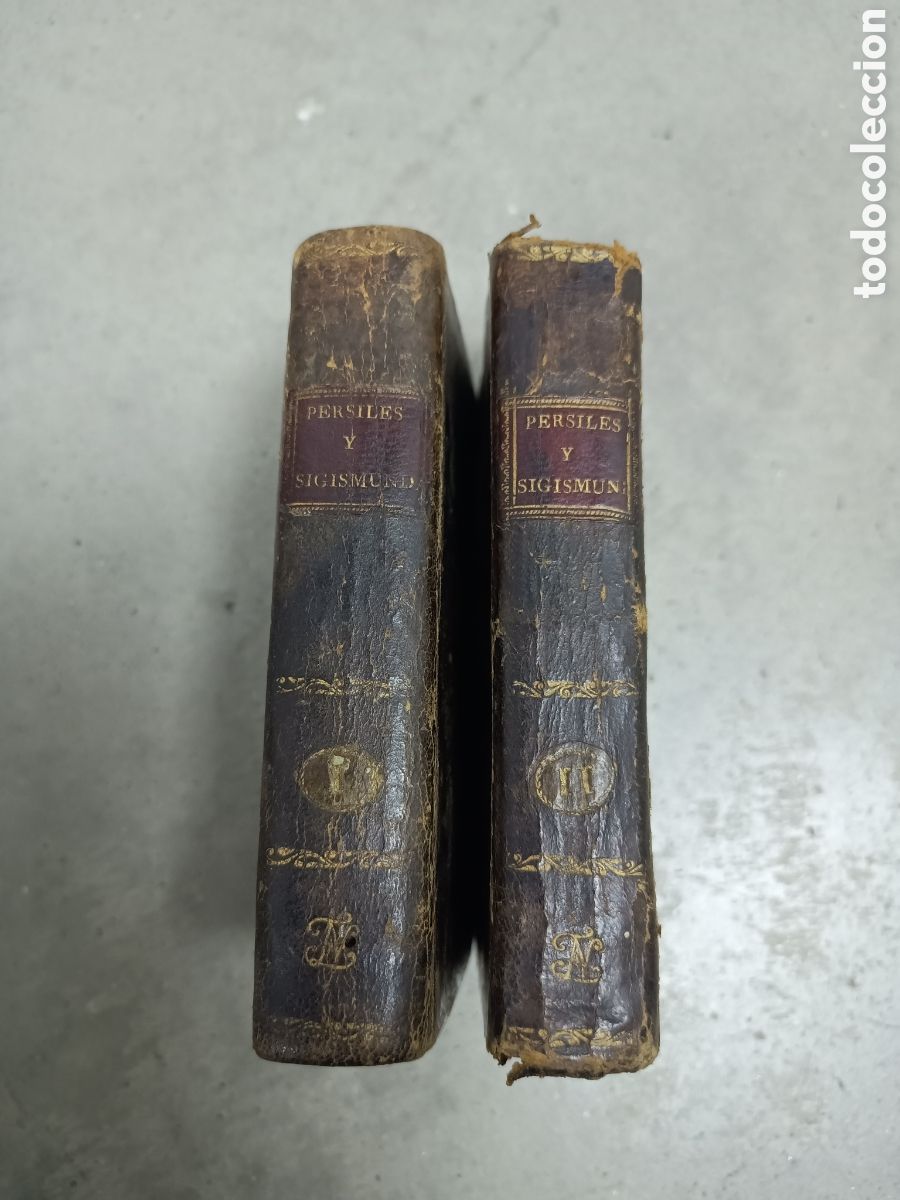 Livres anciens: TRABAJOS DE PERSILES Y SIGISMUNDA 1799 - TOMOS I Y II - MIGUEL DE CERVANTES - F. VILLALPANDO