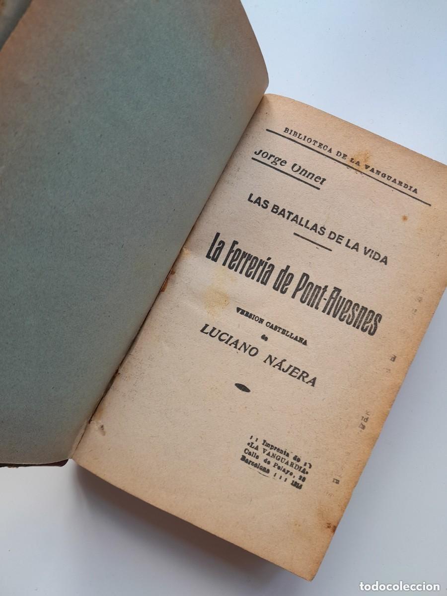 Libros antiguos: LA FERRER&Iacute;A DE PONT-AVESNES - JORGE OHNET (LA VANGUARDIA, 1914)