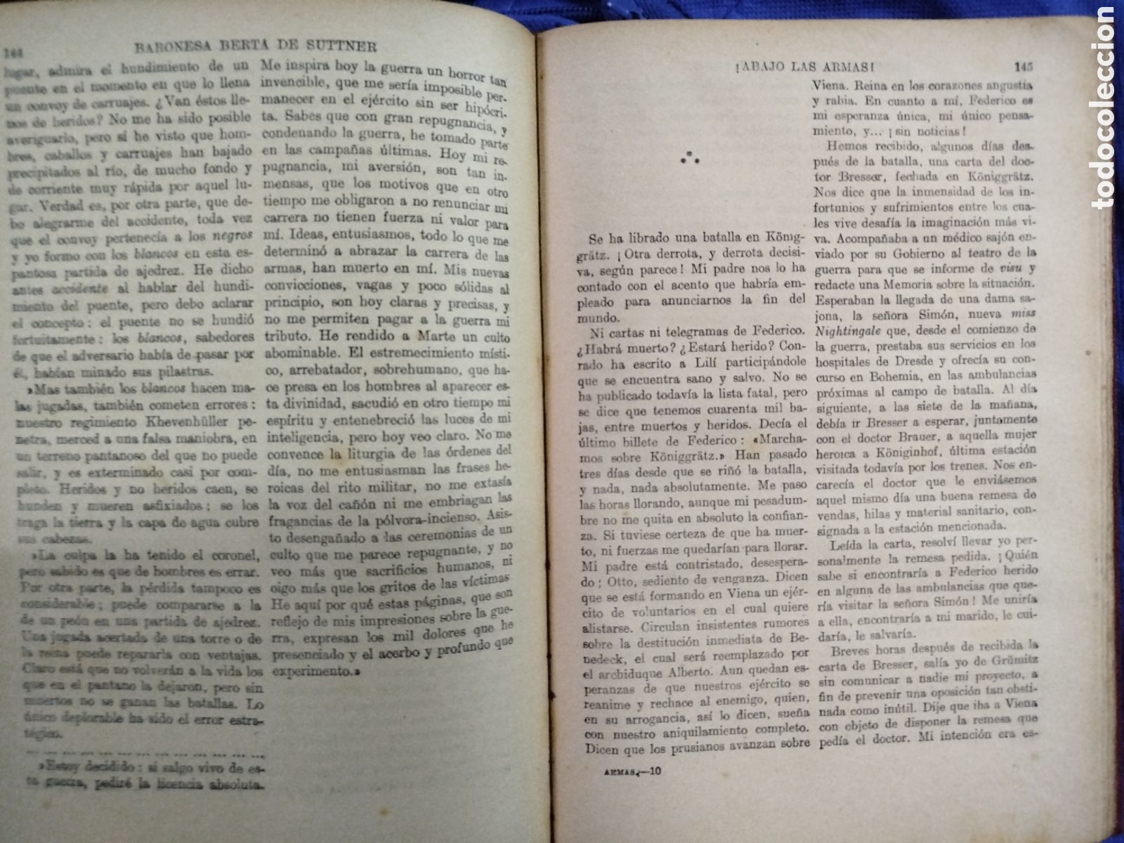 Libros antiguos: Berta de Suttner, &iexcl;Abajo las armas! - Foto 3