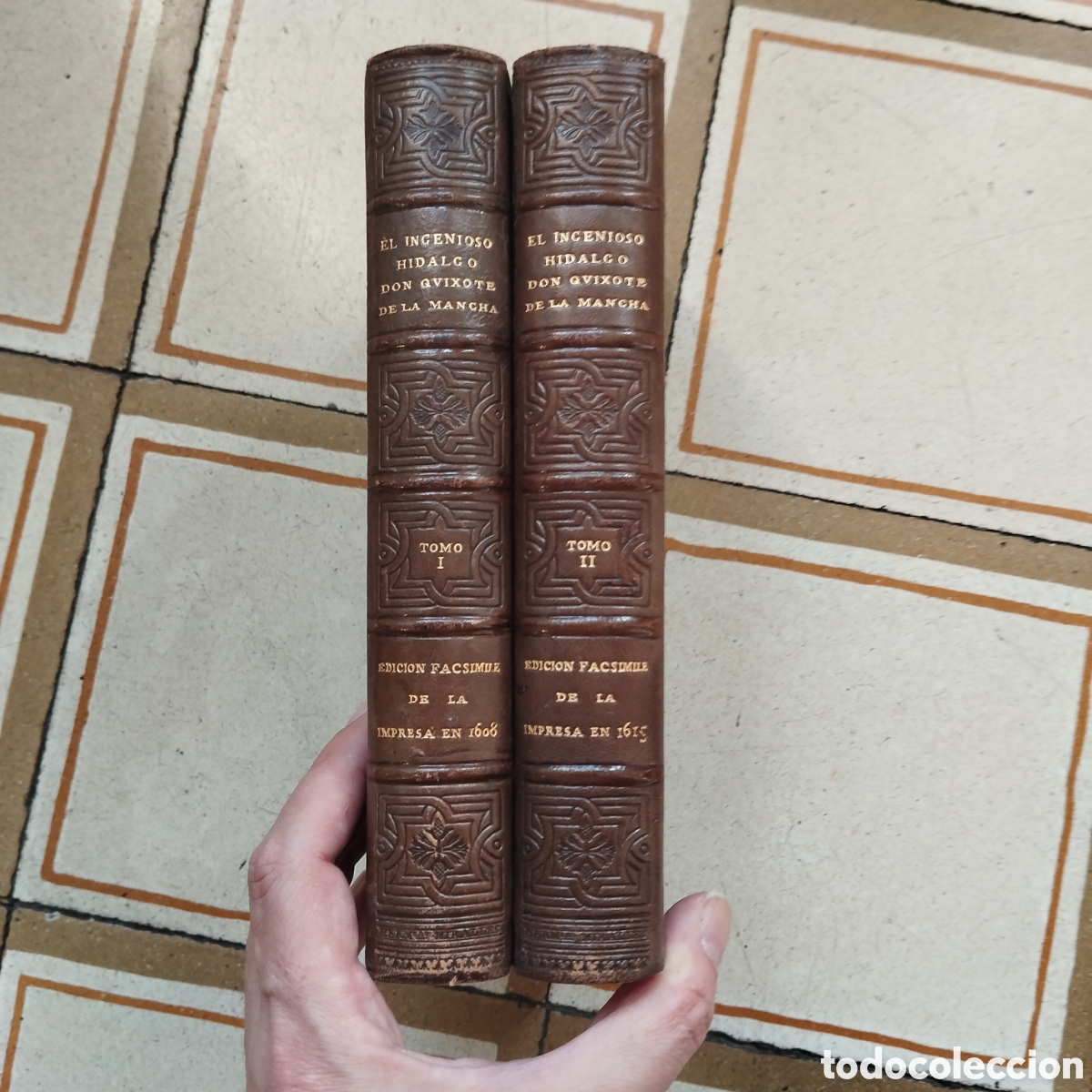 Libros antiguos: EL INGENIOSO HIDALGO DON QUIJOTE DE LA MANCHA MIGUEL DE CERVANTES FACS&Iacute;MIL 1608 1615 MONTANER SIMON