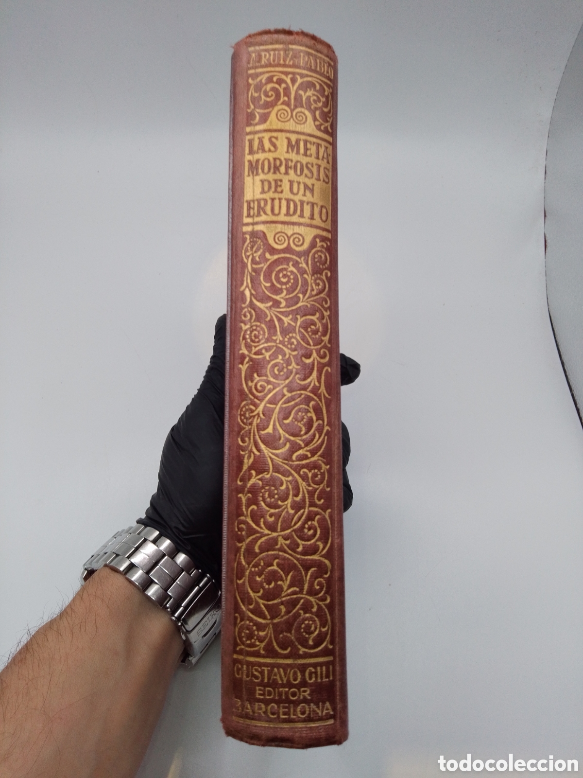Libros antiguos: Las Metamorfosis de un Erudito - &Aacute;ngel Ruiz y Pablo. Ed. Gustavo Gili, 1918.