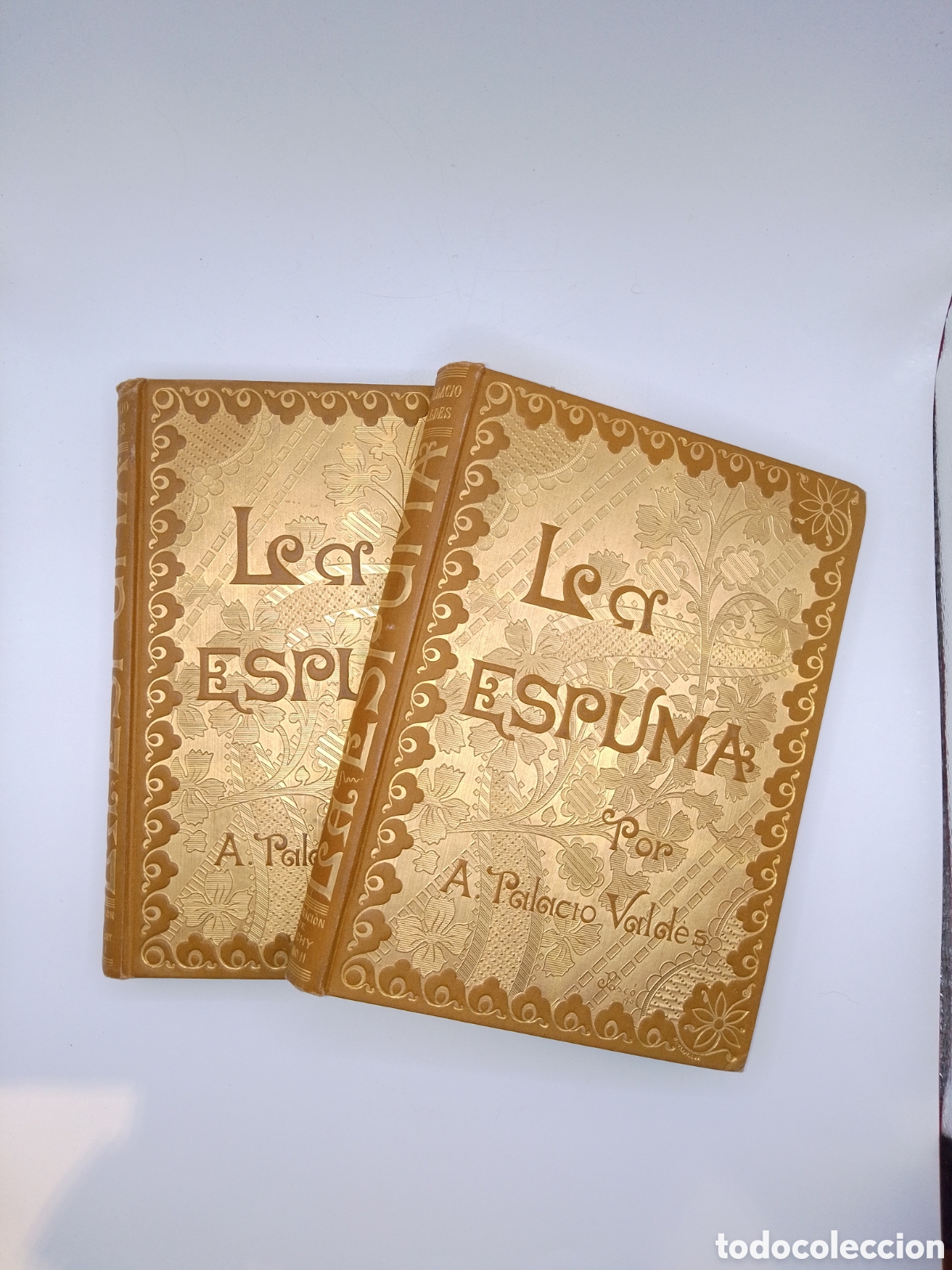 Libros antiguos: LA ESPUMA (1890) - Armando Palacio Vald&eacute;s. 2 Tomos (Completa). Imprenta Henrich