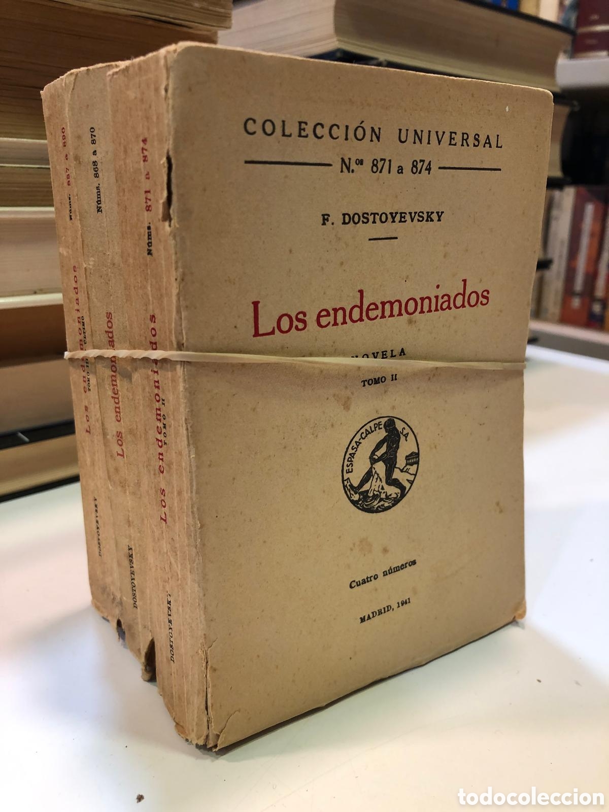 Libri antichi: Los endemoniados. 3 Vols. - Fedor Dostoyevsky