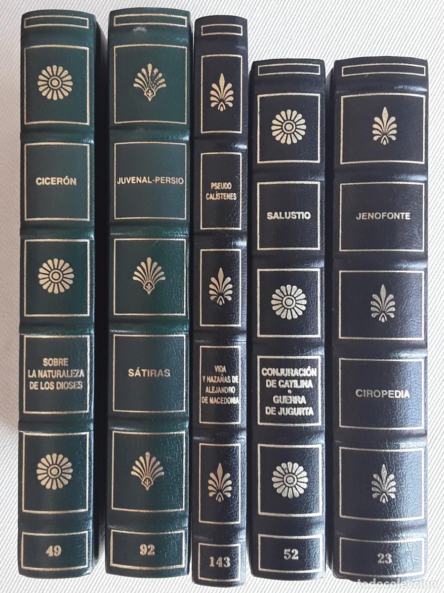 Libros antiguos: BIBLIOTECA CL&Aacute;SICA GREDOS: CICER&Oacute;N, SALUSTIO, GENOFONTE, JUVENAL-PERSIO, PSEUDO CAL&Iacute;STENES.