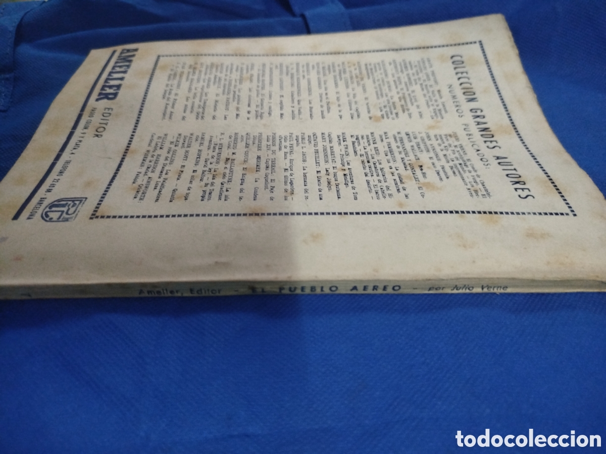 Libros antiguos: Julio Verne, El pueblo a&eacute;reo - Foto 2