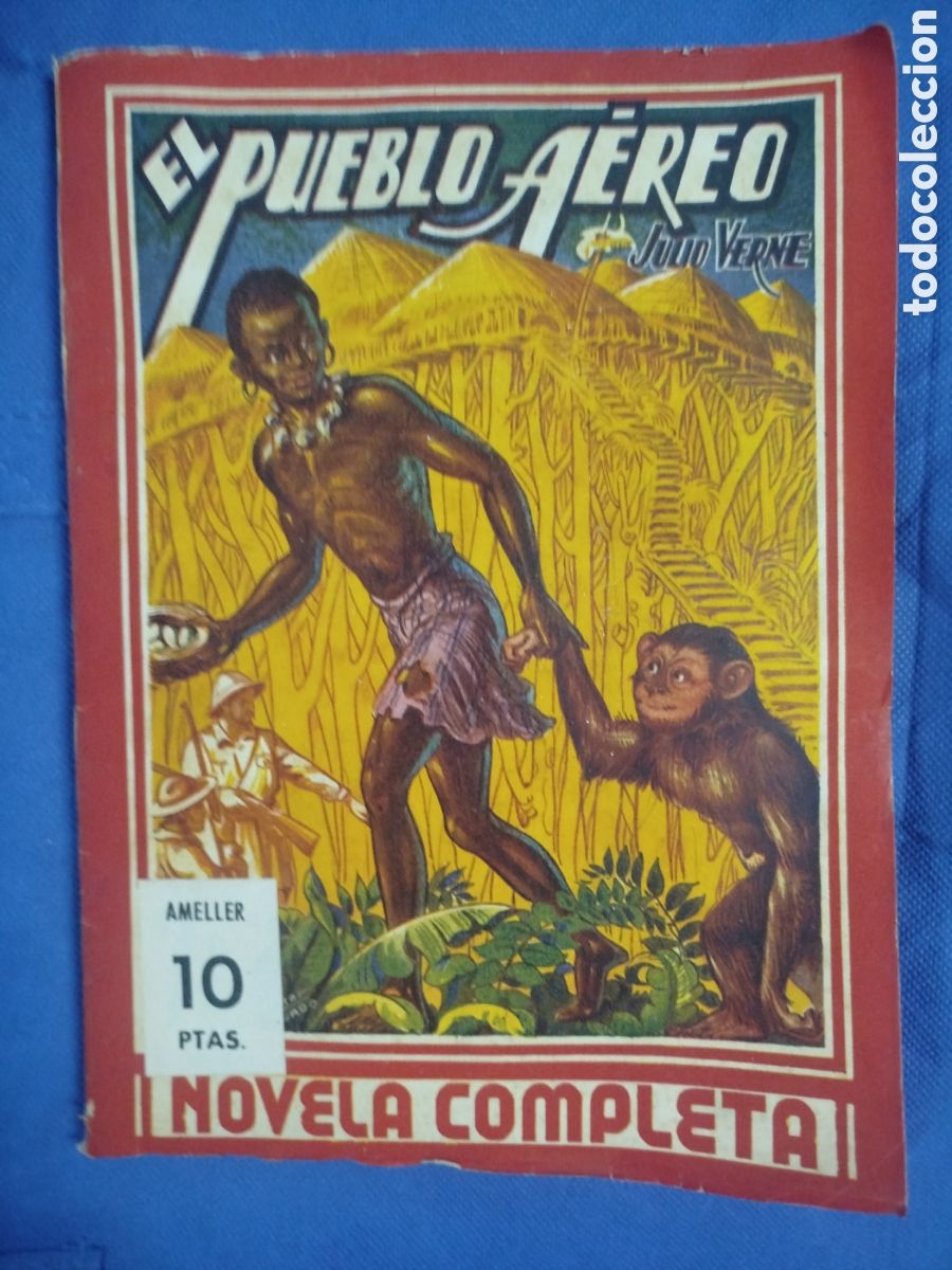 Libros antiguos: Julio Verne, El pueblo a&eacute;reo - Foto 1