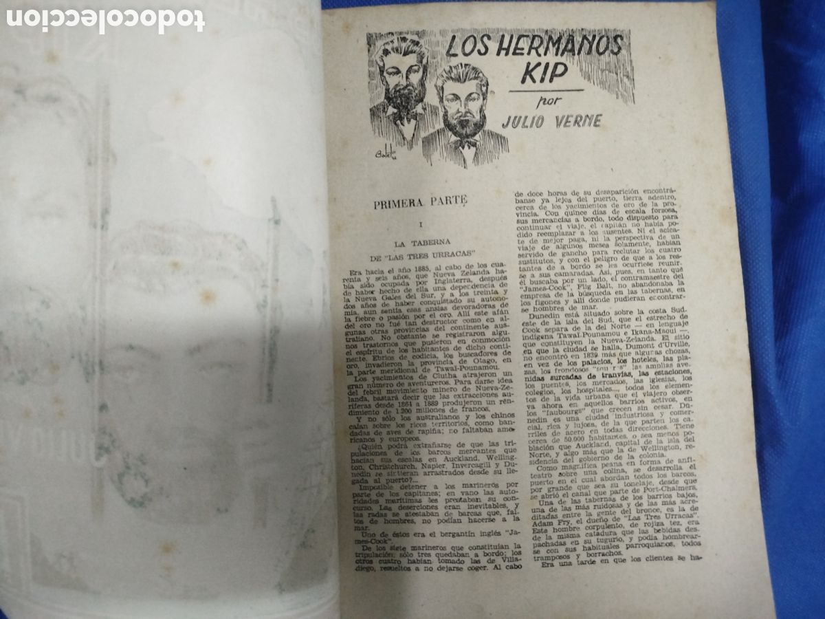 Libros antiguos: Julio Verne, Los hermanos Kip - Foto 2