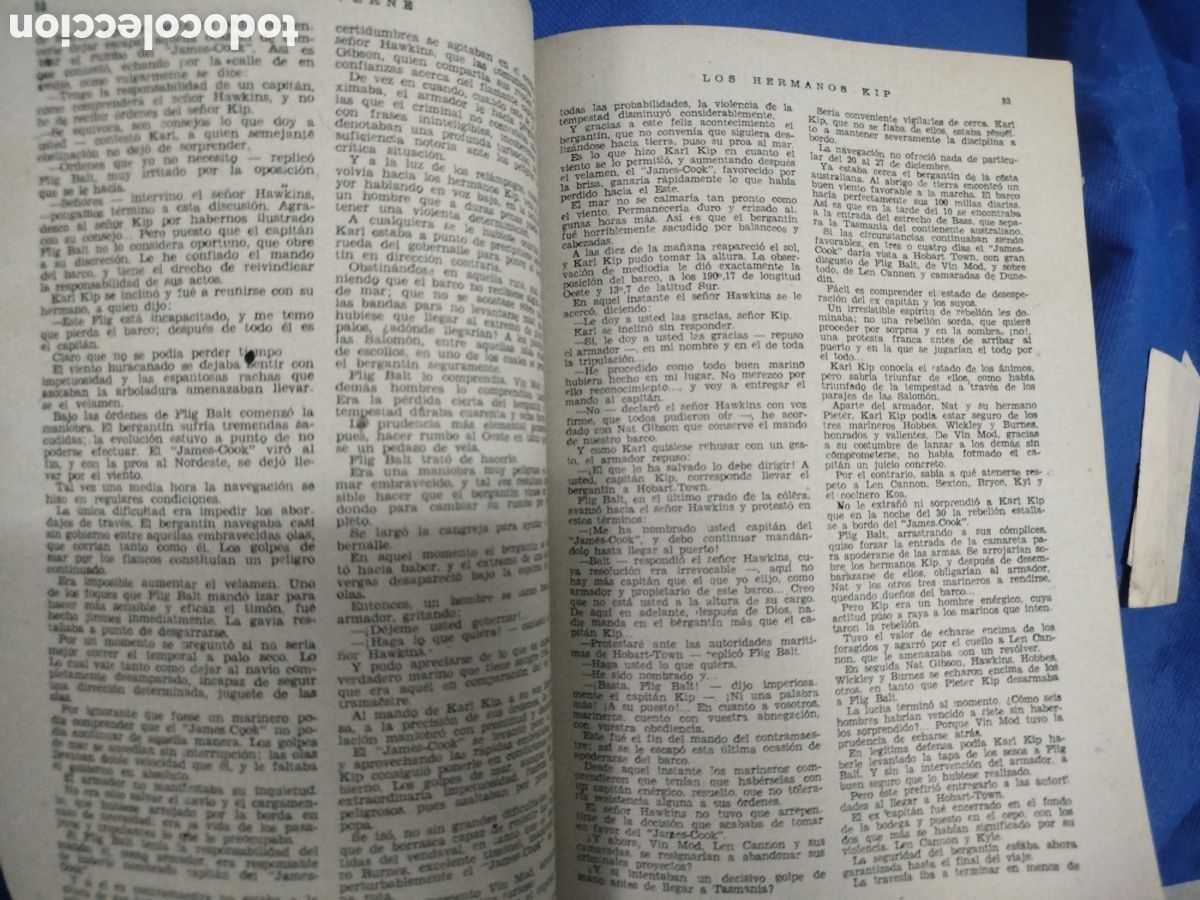 Libros antiguos: Julio Verne, Los hermanos Kip - Foto 3
