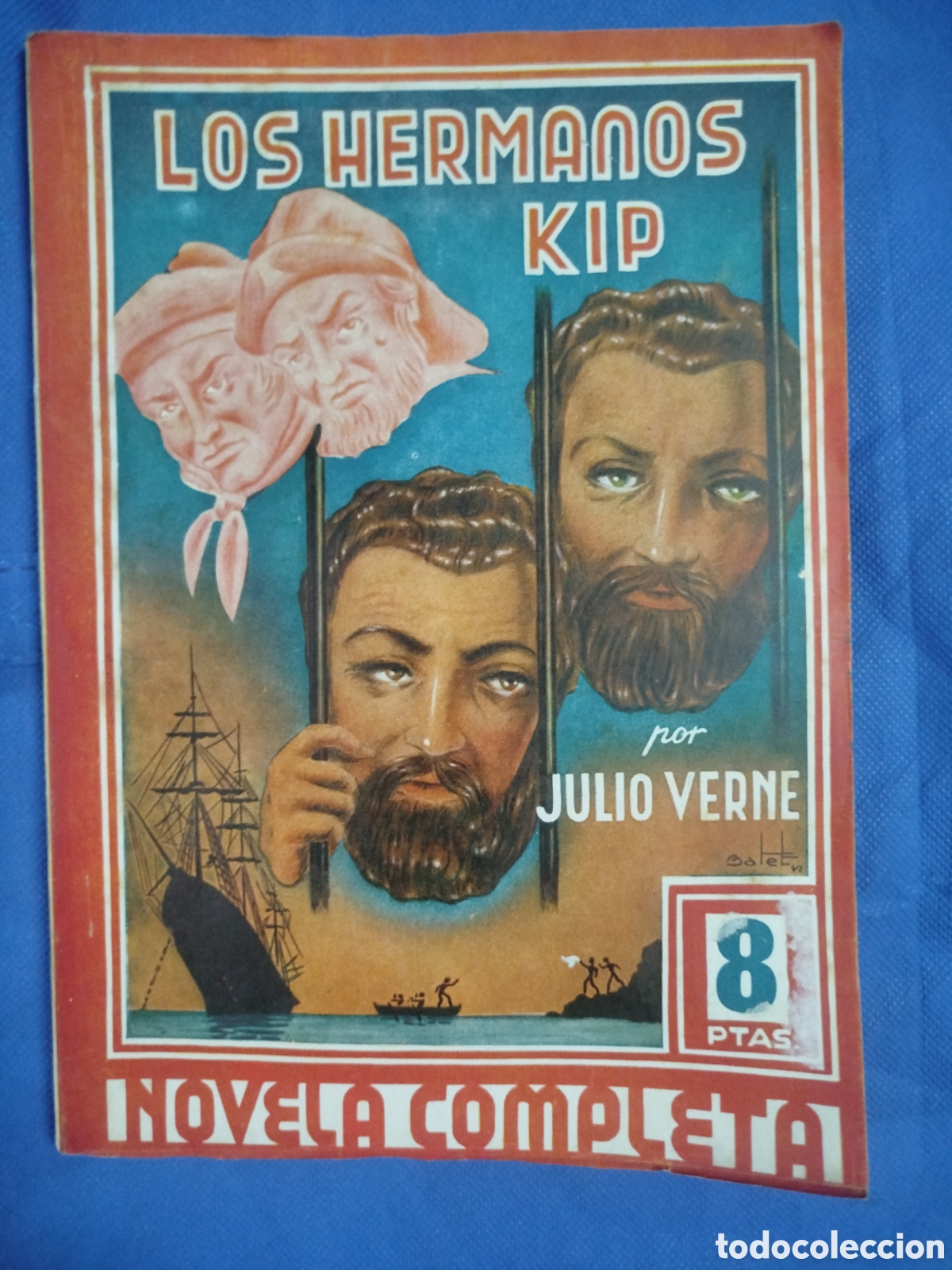 Libros antiguos: Julio Verne, Los hermanos Kip - Foto 1