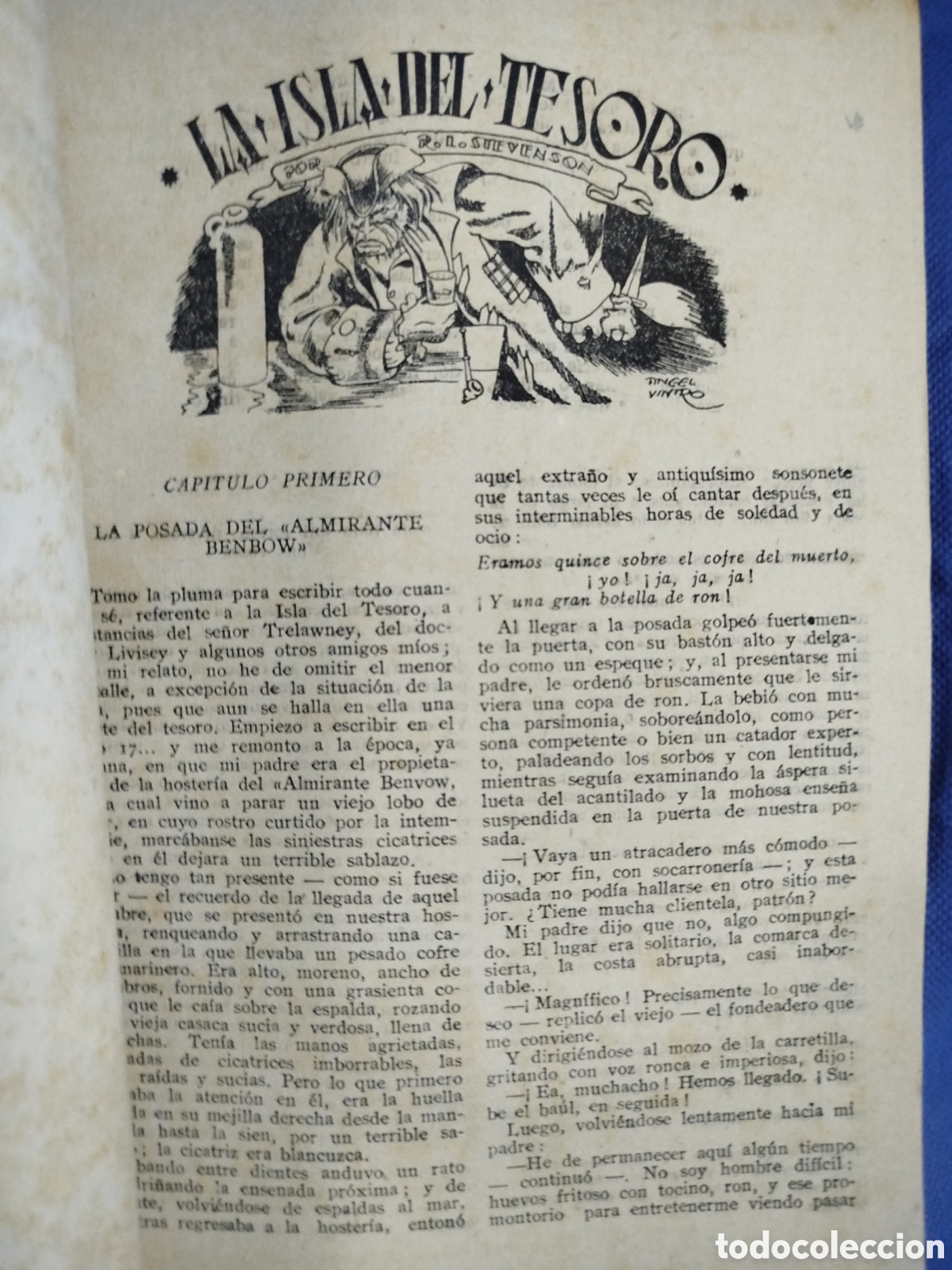 Libros antiguos: R. L. Stevenson, La isla del tesoro - Foto 2