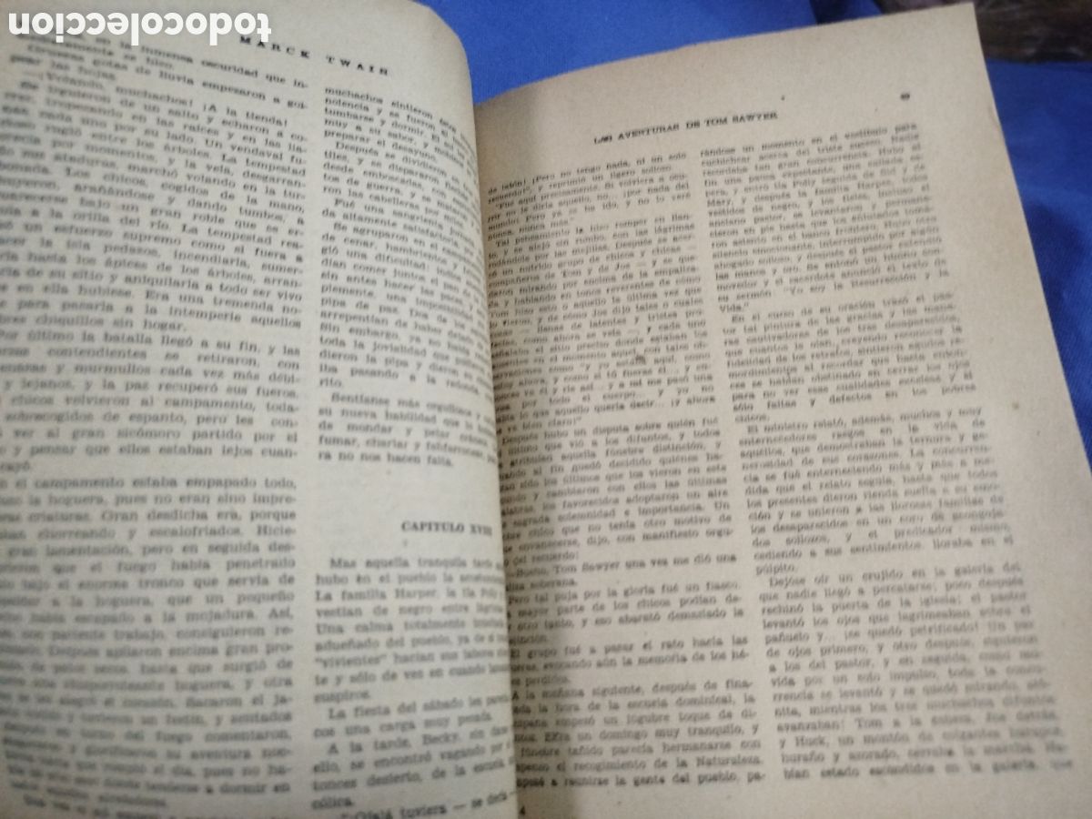 Libros antiguos: Mark Twain, Las aventuras de Tom Sawyer - Foto 3