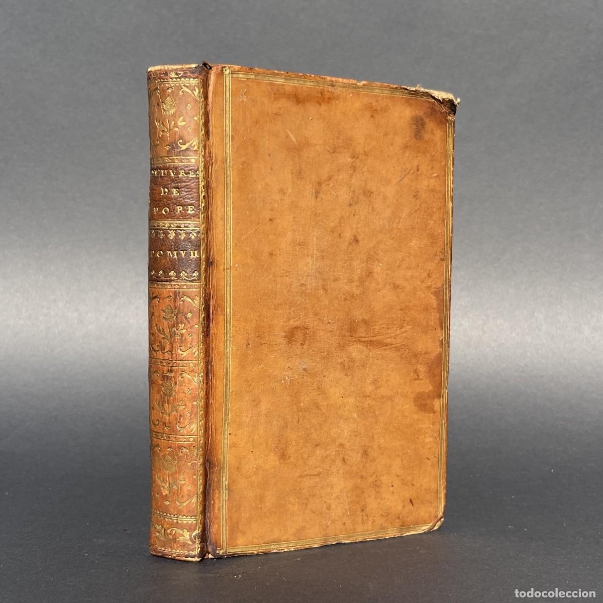 Libros antiguos: A&ntilde;o 1767 - Oeuvres diverses - Alexander Pope - Literatura inglesa - Plena Piel