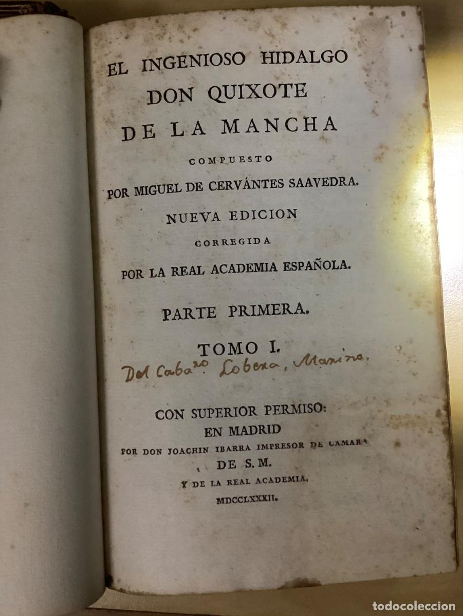 Libros antiguos: El quijote 1872, El quijote chico