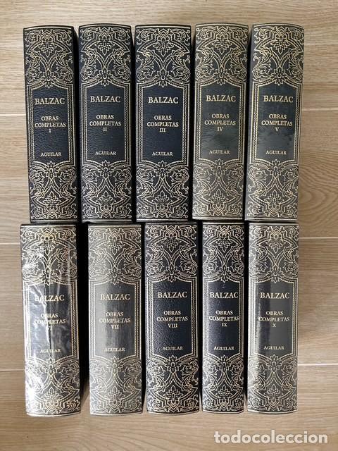 Libros antiguos: HONOR&Eacute; DE BALZAC &ndash; OBRAS COMPLETAS &ndash; COLECCI&Oacute;N COMPLETA 10 TOMOS &ndash; AGUILAR &ndash; EDICI&Oacute;N FACSIMILAR