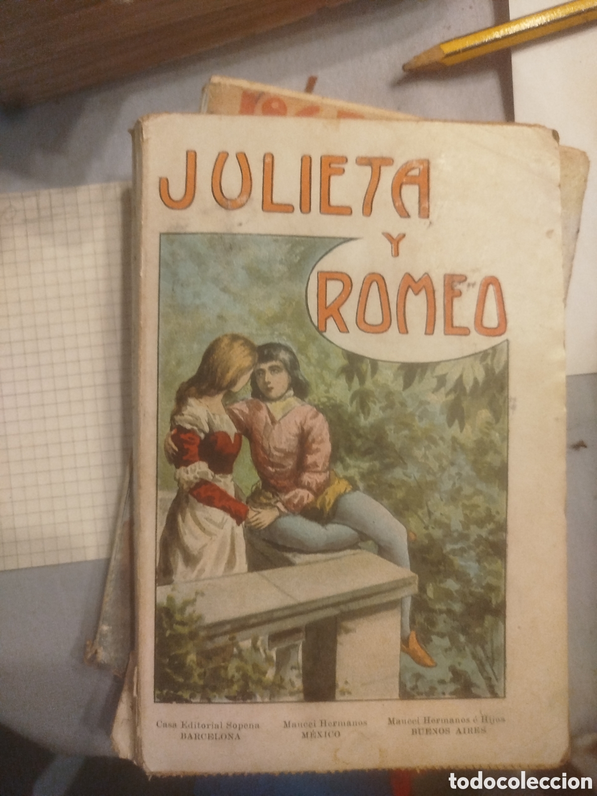 Libros antiguos: Julieta y Romeo novela edici&oacute;n ilustrada