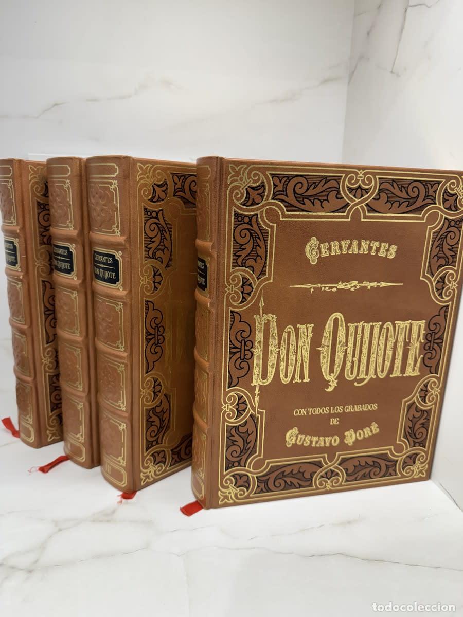 Libros antiguos: Don Quijote de la Mancha 4 tomos - Cervantes - Miguel de Cervantes