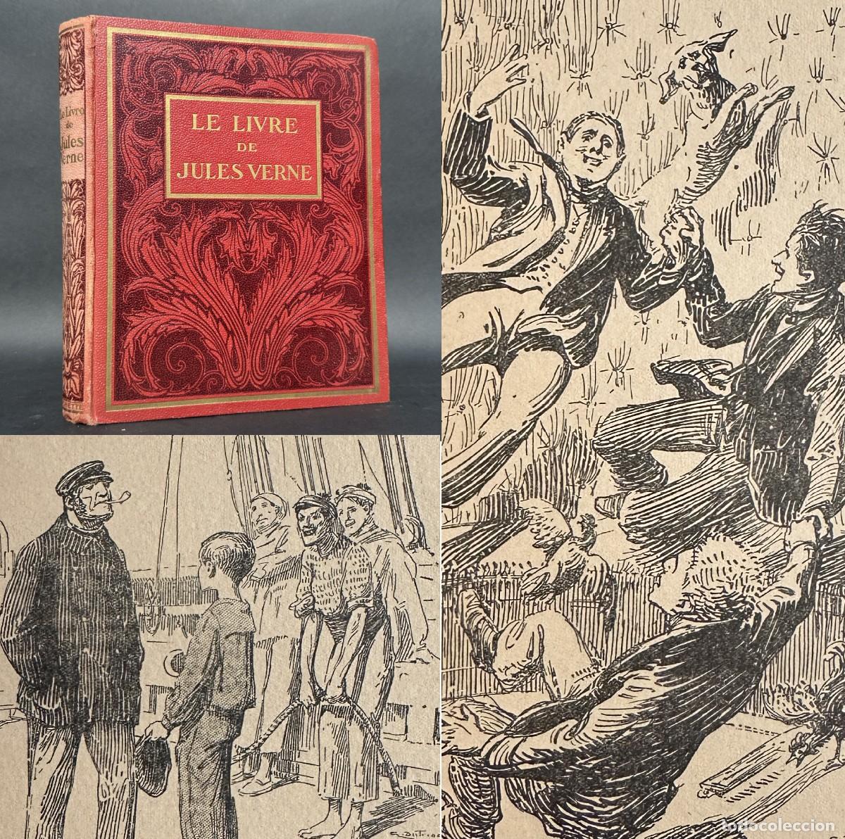 Libros antiguos: EL LIBRO DE JULIO VERNE - ILUSTRACIONES - COLECCION DE HISTORIAS -