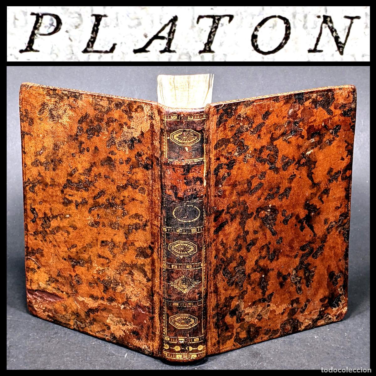 Antiquarische B&uuml;cher: A&ntilde;o 1794 Plat&oacute;n El mito de la caverna La rep&uacute;blica Filosof&iacute;a Antigua Grecia
