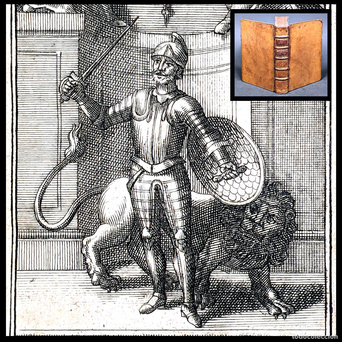 Libros antiguos: A&ntilde;o 1722 Miguel de Cervantes La historia del admirable Don Quijote de la Mancha Rara Grabados