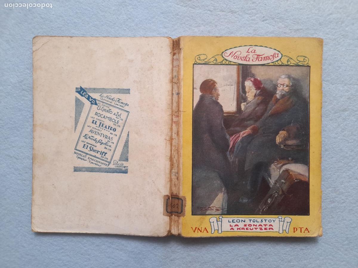 Libros antiguos: La Sonata a Kreutzer. Le&oacute;n Tolstoy. - Foto 6