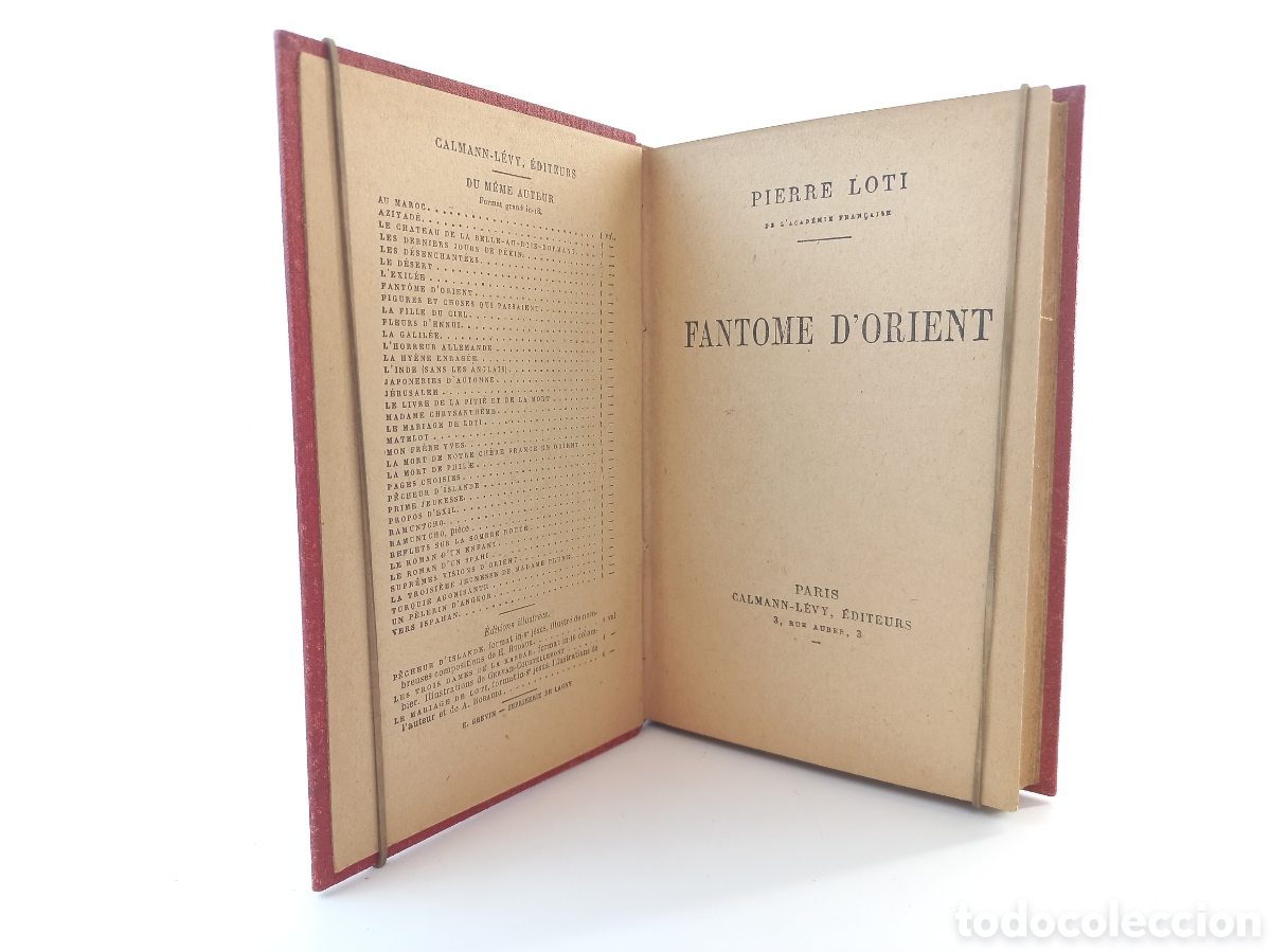 Libros antiguos: Fantome dOrient. Pierre Loti. Calmann-Levy Editeurs. - Foto 4