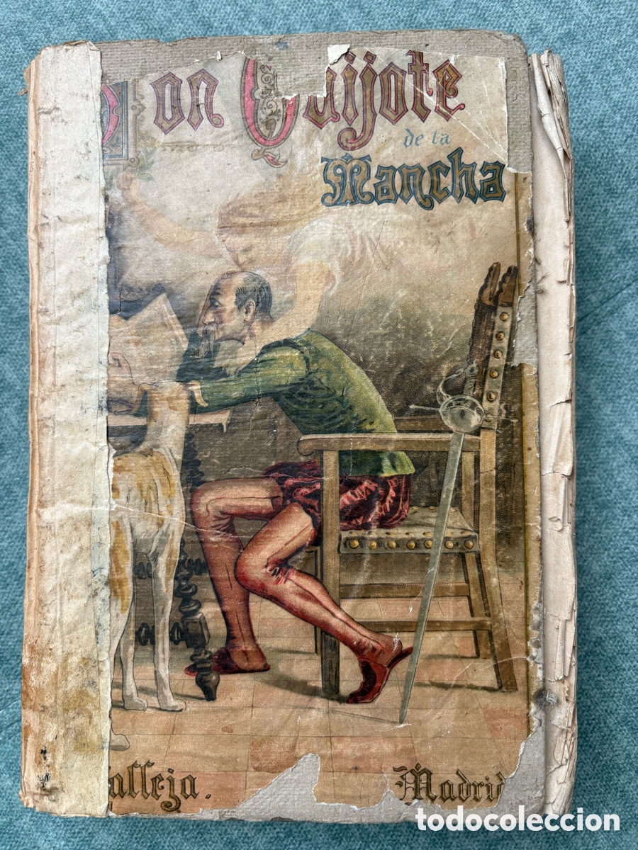 Old books: (L118) EL INGENIOSO HIDALGO DON QUIJOTE DE LA MANCHA-1900
