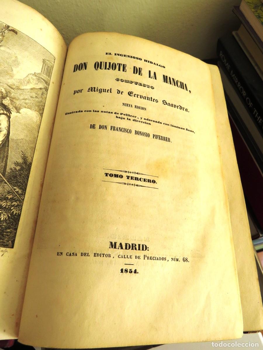 Libri antichi: EL INGENIOSO HIDALGO DON QUIJOTE DE LA MANCHA 1853 (Repull&eacute;s)