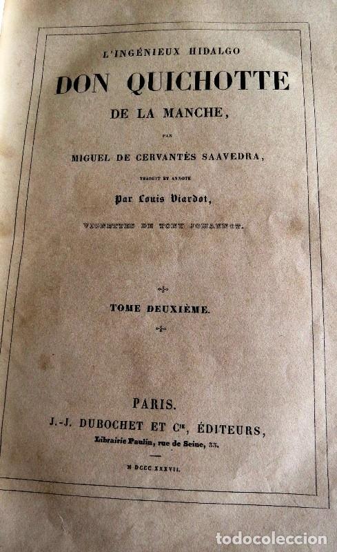 Antiquarische B&uuml;cher: L'Ing&eacute;nieux Hidalgo Don Quichotte de la Manche 1836-37 - JOHANNOT, Tony