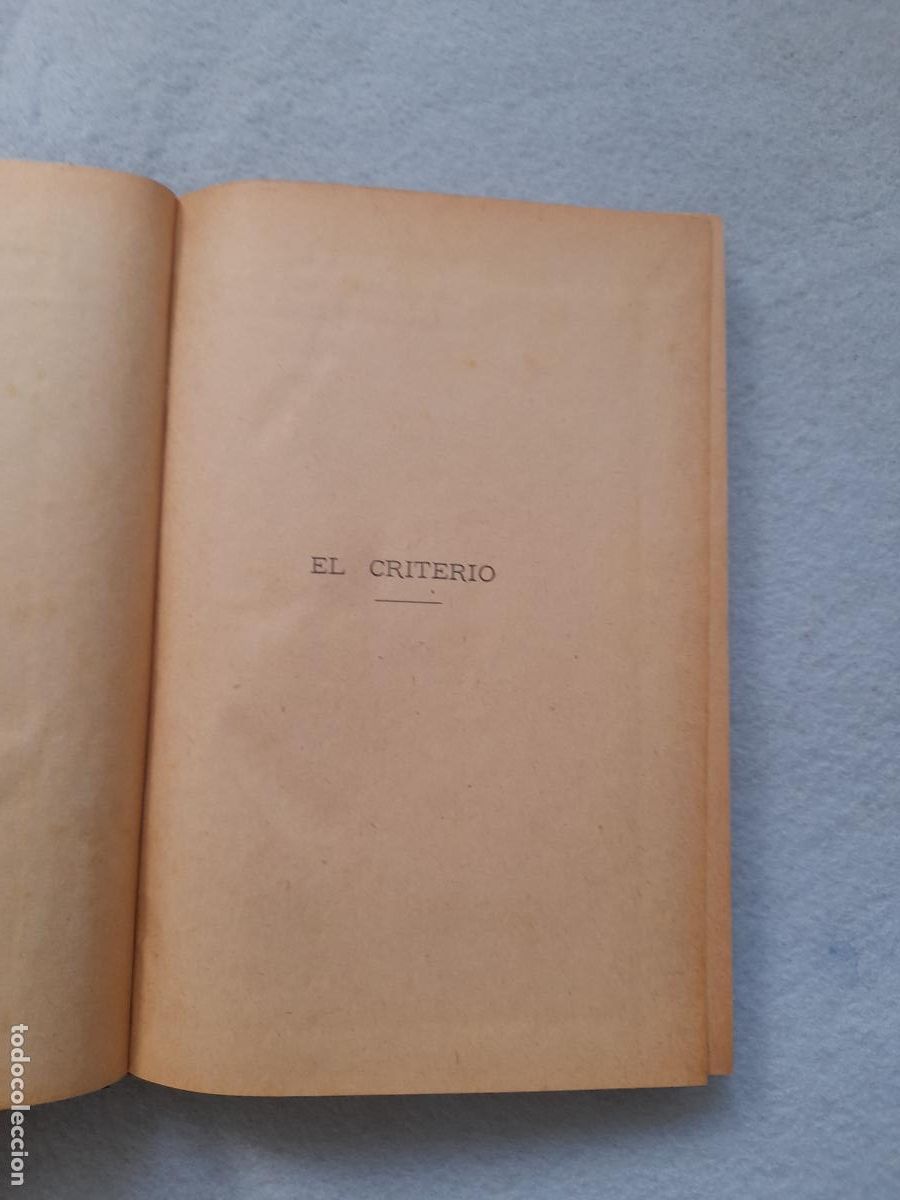Libros antiguos: El Criterio. Jaime Balmes. A&ntilde;o 1926. - Foto 3