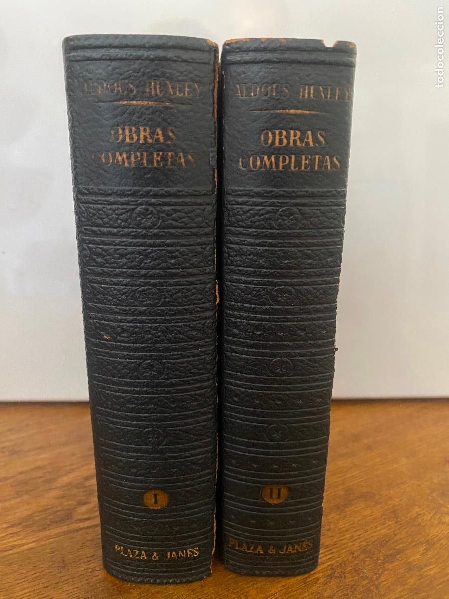 Libros antiguos: 2 TOMOS (I-II) ALDOUS HUXLEY - OBRAS COMPLETAS - PLAZA & JANES