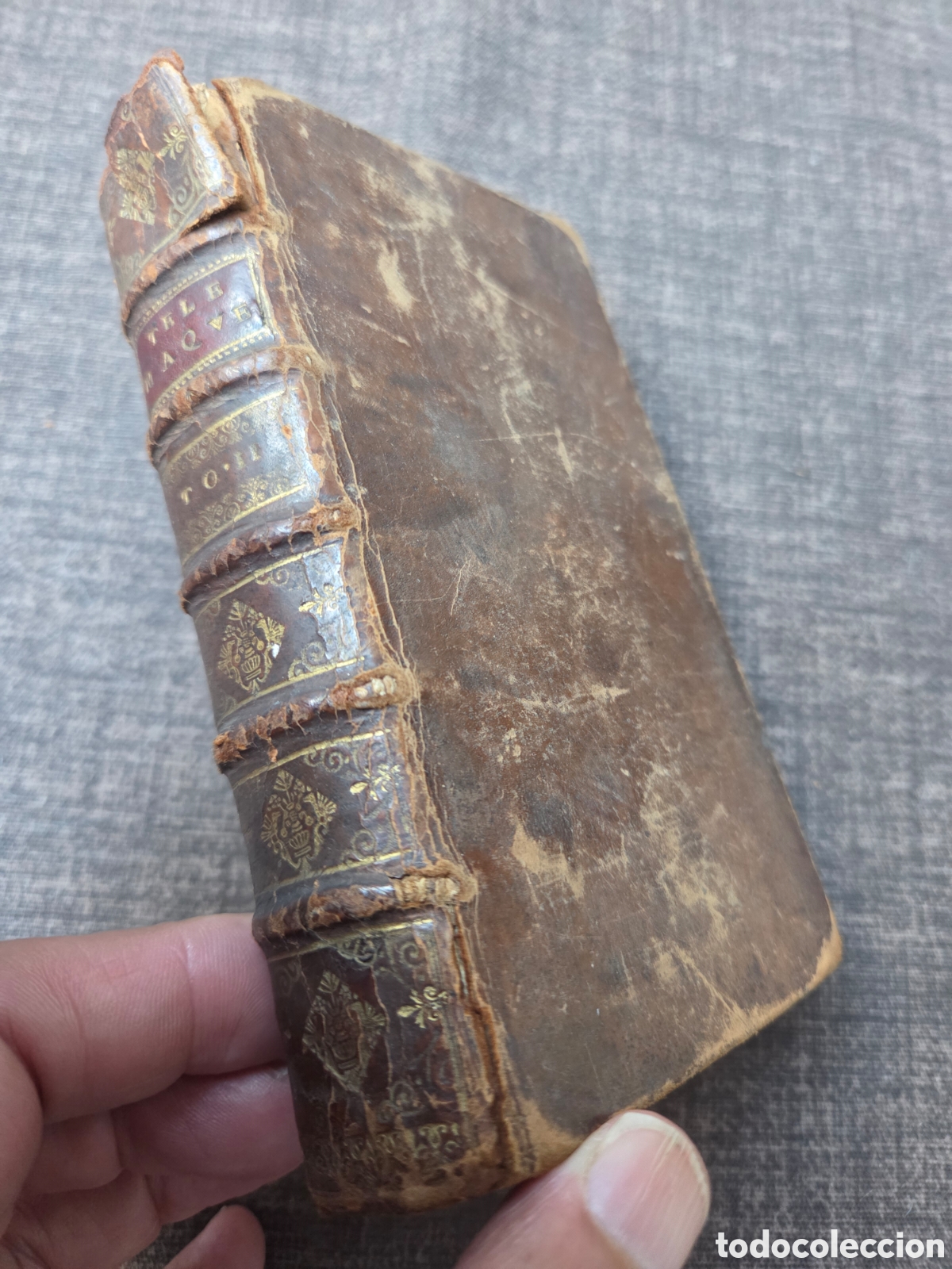 Antiquarische B&uuml;cher: La Haya 1700 LES AVENTURES DE TELEMAQUE TROISIEME PARTIE