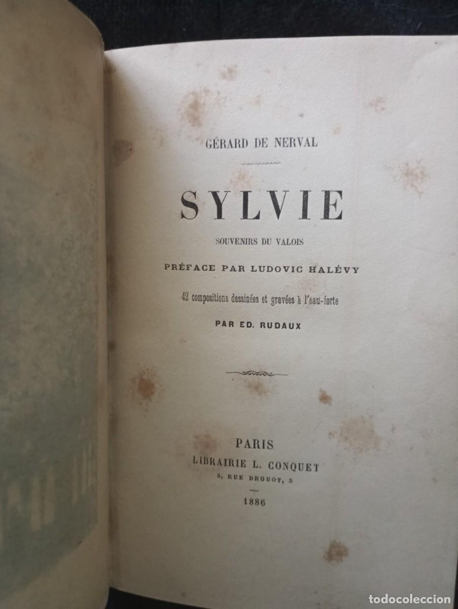 Libros antiguos: Sylvie. Souvenirs de Valois, 1886. Nerval, Gerard de