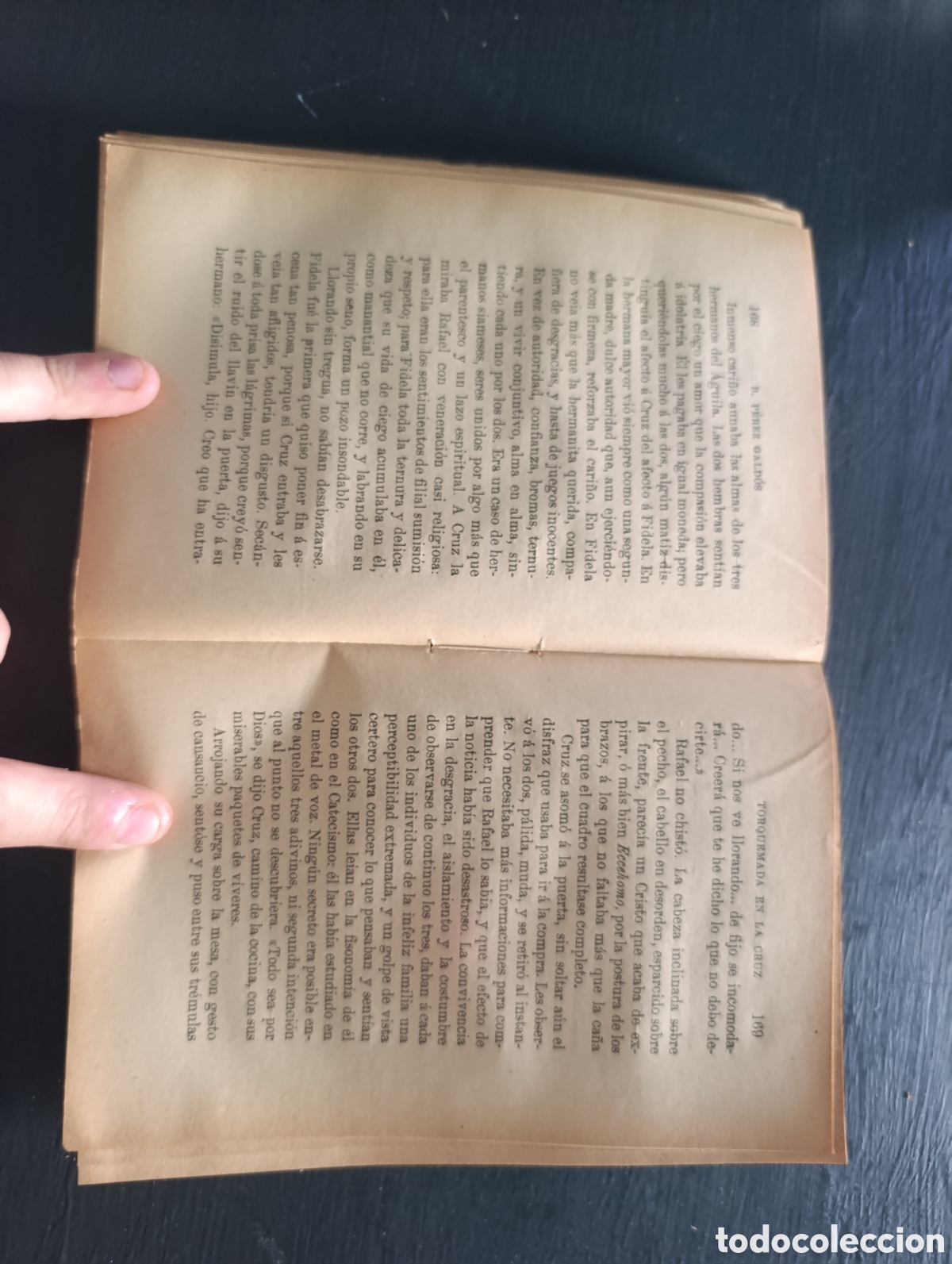 Libros antiguos: B. P&Eacute;REZ GALD&Oacute;S TORQUEMADA EN LA CRUZ - Foto 2