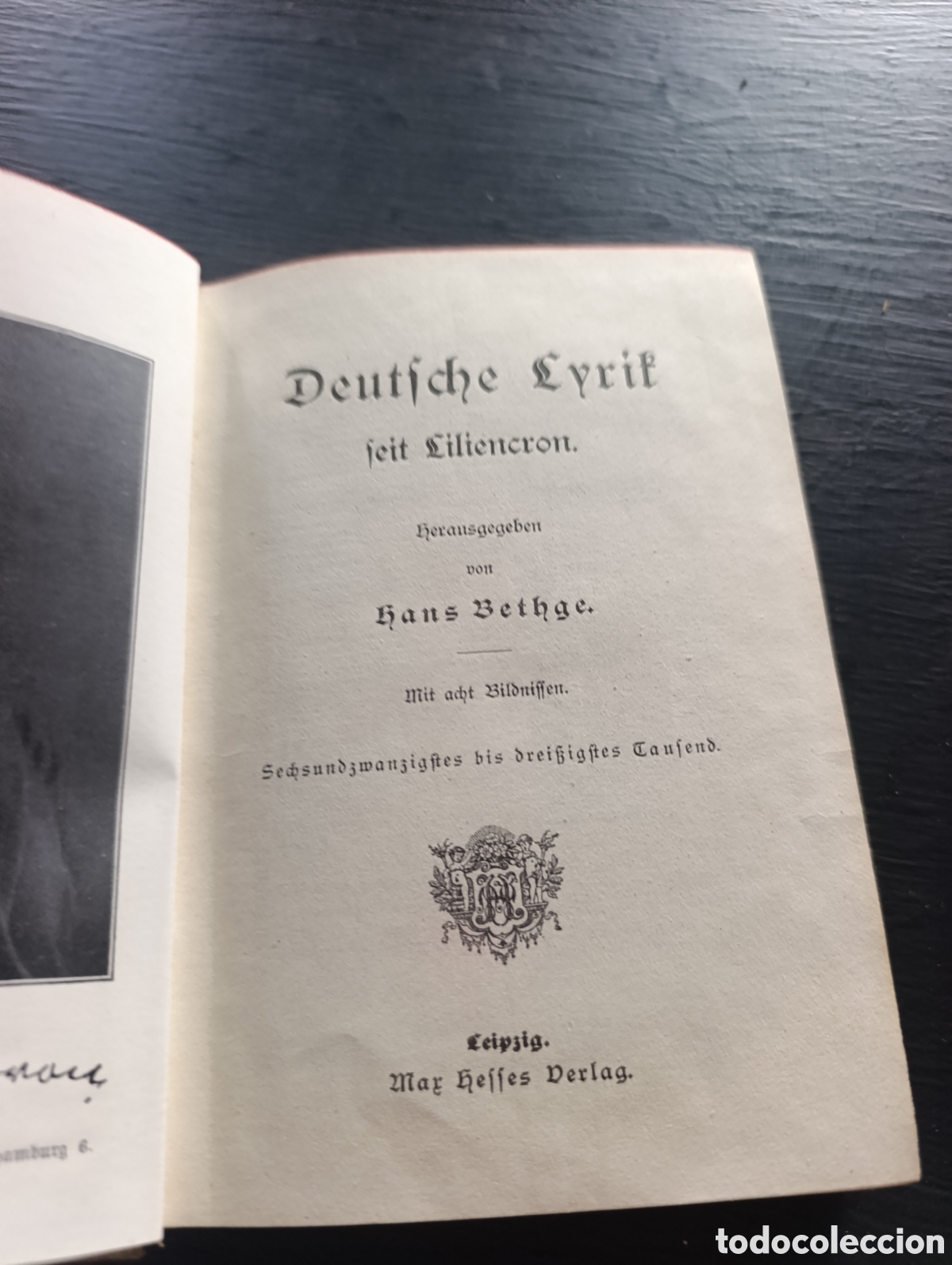 Libros antiguos: Deutsche Lyrik seit Liliencron. Herausgegeben von Hans Bethge.
