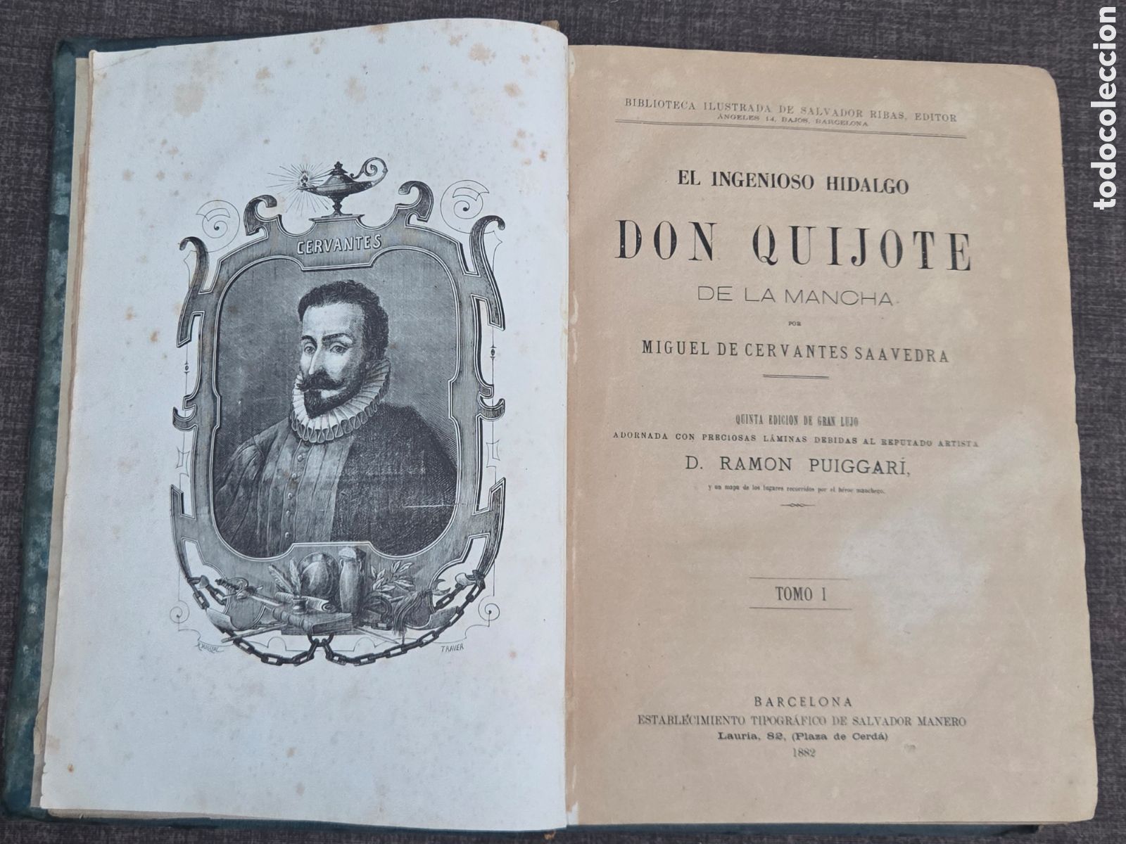 Libros antiguos: DON QUIJOTE DE LA MANCHA 1882 - Foto 2