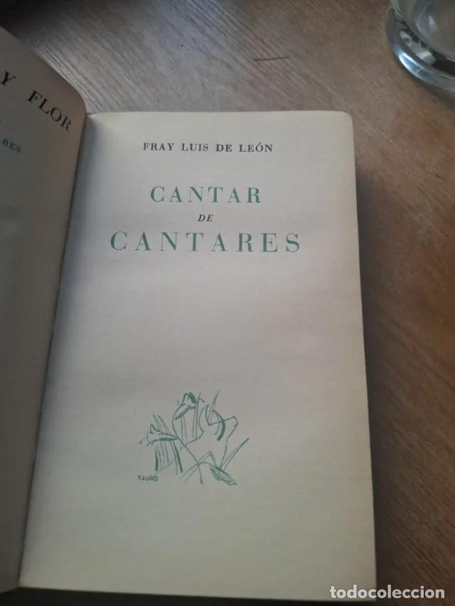 Libros antiguos: Libro: Cantar de cantares, de Fray Luis de L&eacute;on - Foto 4
