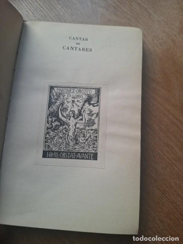 Libros antiguos: Libro: Cantar de cantares, de Fray Luis de L&eacute;on - Foto 6