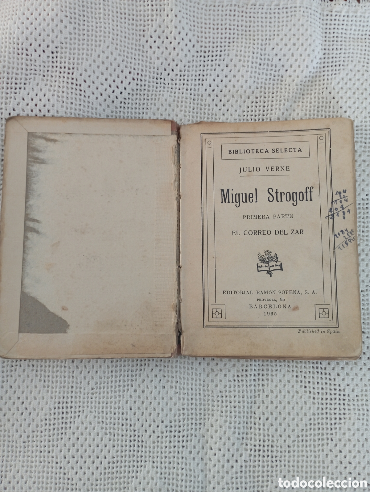 Libros antiguos: Miguel Strohoff primera parte - Foto 4