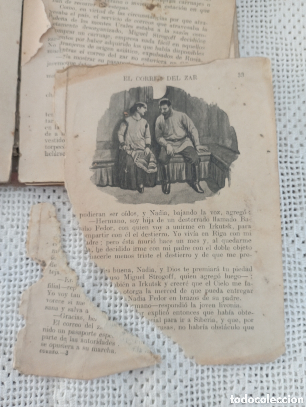Libros antiguos: Miguel Strohoff primera parte - Foto 6