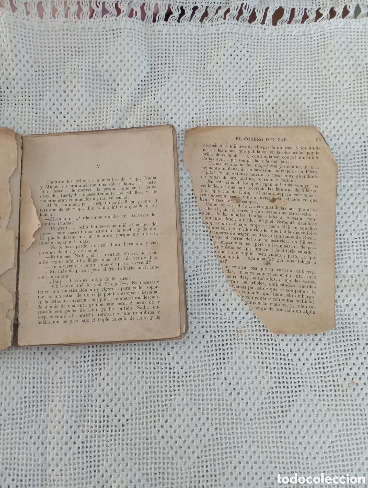 Libros antiguos: Miguel Strohoff primera parte - Foto 7