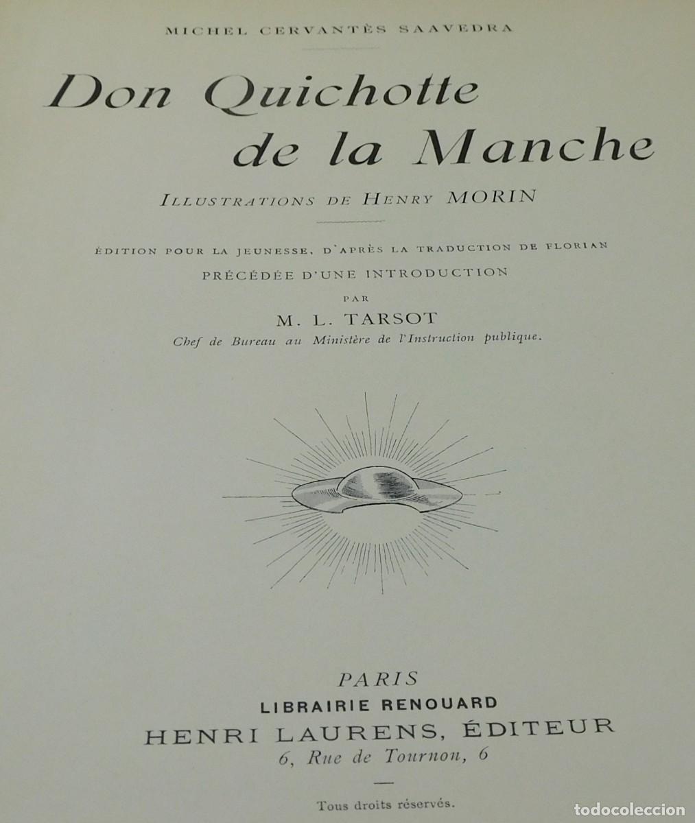 Libros antiguos: DON QUICHOTTE DE LA MANCHE 1903 PAR&Iacute;S - Foto 11