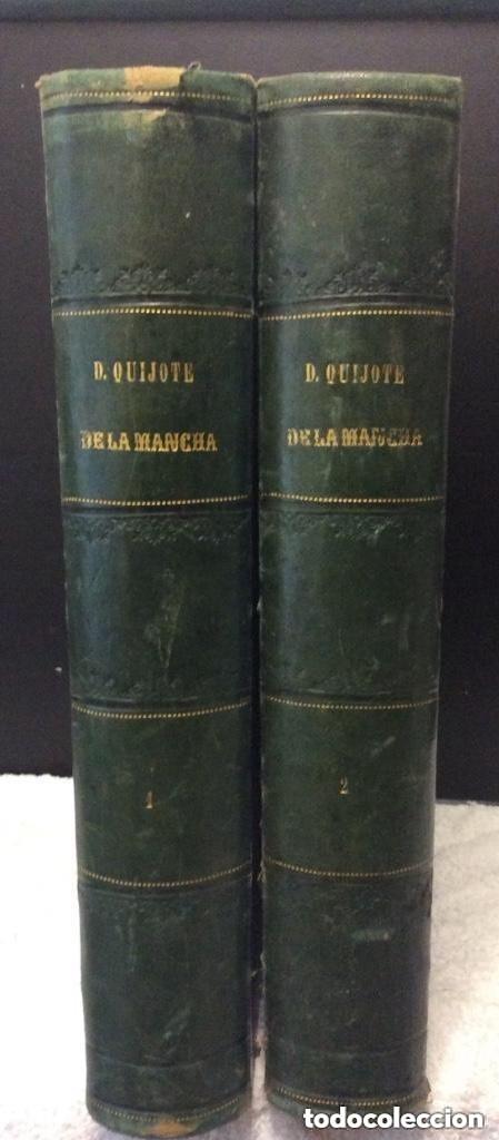 Old books: DON QUIJOTE DE LA MANCHA ,D. Nicol&aacute;s Diaz de Benjumea, Montaner y Sim&oacute;n 1880